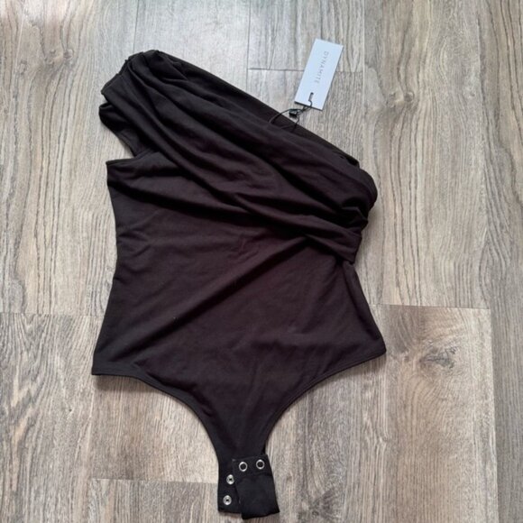 Dynamite Draped One Shoulder Bodysuit size S - Picture 5 of 8